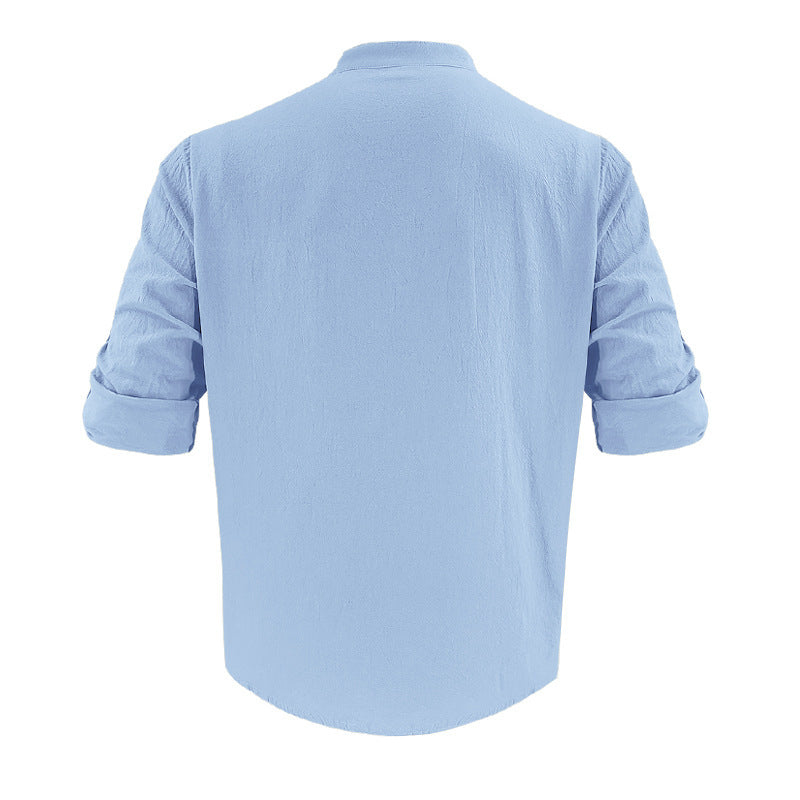 Summer Short Shirt Suit Fashion Lapel Button Down Short Sleeve Top And Drawstring Shorts Beach Clothing For Men